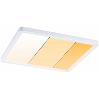 Upotettava LED-paneeli Paulmann VariFit Areo, IP44, 23x23cm, 16W, säädettävä värilämpötila, mattavalkoinen