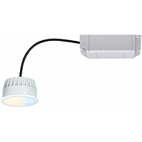 LED-alasvalo Paulmann Smart Home Zigbee 3.0, 50mm, 6W, 470lm, 230,V, 2700K, säädettävä värilämpötila, himmennettävä, satiini