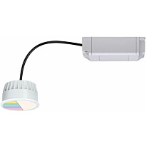 LED-alasvalo Paulmann Smart Home Zigbee 3.0, 50mm, 5.2W, 400lm, RGBW, himmennettävä, satiini