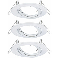 Upotettava valaisin Paulmann, 3kpl, Ø90mm, GU10, max.3x10W, himmennettävä, eri värejä