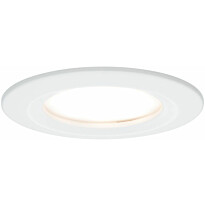 Upotettava LED-valaisin Paulmann Nova Plus Coin Rigid, IP44, Ø78mm, 6W, 470lm, 2700K, himmennettävä, mattavalkoinen