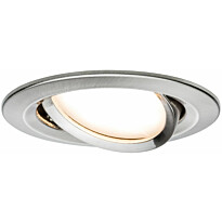 Upotettava LED-valaisin Paulmann Nova Plus Coin, Ø84mm, 6W, 470lm, 2700K, himmennettävä, eri värejä