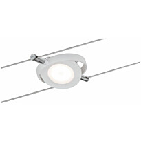 LED-vaijerivalaisin Paulmann RoundMac, 200lm, 4W, 2700K, 12V, mattavalkoinen