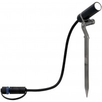 Ulkospottisarja Paulmann Plug &amp; Shine, 3-osainen, musta