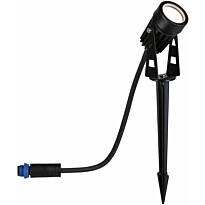 LED-puutarhaspotti Paulmann Plug &amp; Shine maapiikki IP65 3000K 3.5W musta