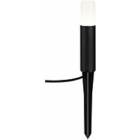 LED-pollarivalaisin Paulmann Flarea, IP65, 20cm, 3000K, musta