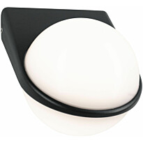 LED-ulkoseinävalaisin Paulmann Sphere, IP44, 3000K, 10W, 950lm, antrasiitti/alumiini
