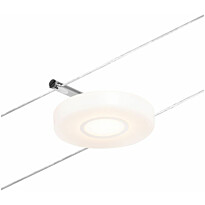 Vaijerivalaisin Paulmann CorDuo DiscLED, 200lm, 4.5W, 3000K, 12V, mattakromi
