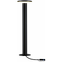 LED-pollarivalaisin Paulmann Plug &amp; Shine Plate, IP44, 2200K, 7W, antrasiitti
