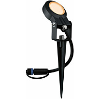 LED-puutarhaspotti Paulmann Plug &amp; Shine Sting, IP67, 2200K, 6.3W, antrasiitti