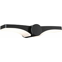 LED-ulkoseinävalaisin Paulmann Pekana, IP44, 30x13cm, 3000K, antrasiitti