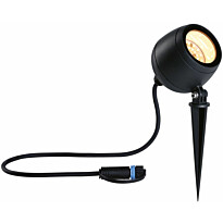 LED-puutarhaspotti Paulmann Plug &amp; Shine Kikolo, Smart Home Zigbee 3.0, IP65, säädettävä värilämpötila, antrasiitti