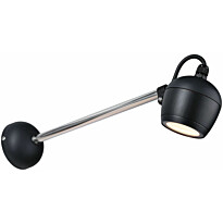 LED-ulkoseinävalaisin Paulmann Kikolo, Smart Home Zigbee 3.0, IP65, 90mm, säädettävä värilämpötila, antrasiitti