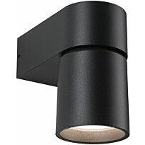 LED-ulkoseinävalaisin Paulmann Kimu, IP44, 80mm, 3000K, antrasiitti