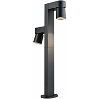 LED-pollarivalaisin Paulmann Kimu, 2-osainen, IP44, 82.2cm, 3000K, antrasiitti