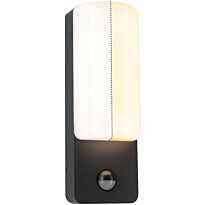 LED-ulkoseinävalaisin liiketunnistimella Paulmann Bonnie, IP44, 2200-3000K, antrasiitti