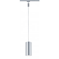 LED-riippuvalaisin Paulmann URail Barrel Ø 85x170 mm mattakromi/alumiini