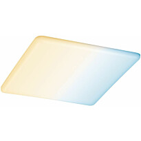Upotettava LED-paneeli Paulmann Veluna, Smart Home Zigbee 3.0, IP44, 21.5x21.5cm, 17W, säädettävä värilämpötila, himmennettävä