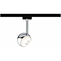 LED-spottivalaisin kiskoon Paulmann URail Capsule II, 6.3W, 2700K, himmennettävä, mattamusta/kromi