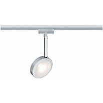 LED-spottivalaisin Paulmann URail Discus, 2700K, himmennettävä, mattakromi