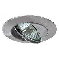 LED-alasvalo Paulmann Premium Line 50W Ø 83 mm harjattu teräs suunnattava 98878
