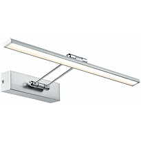 LED-tauluvalaisin Paulmann Galeria, 2700K, 580lm, 8W, harjattu nikkeli/kromi