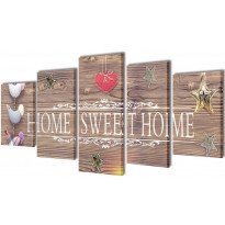 Taulusarja home sweet home 200 x 100 cm