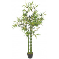 Tekokasvi bambu ruukulla vihreä 160 cm