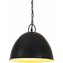 Teollistyylinen riippuvalaisin 25 w musta pyöreä 31 cm e27