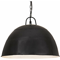 Teollistyylinen riippuvalaisin 25 w syvänmusta 41 cm e27