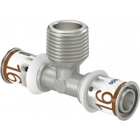 Puristus-T-Haara Uponor S-Press Plus 16-R1/2&quot;UK-16