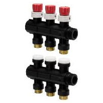 Jakotukki Vario PLUS 3-lähtöinen Eurocone-puserrusliittimin
