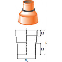 Jatkoyhde Pipelife Betoni/PVC Ø150/160