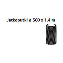 Jatkoputki Ø 560 x 1,4 m maapuhdistamo