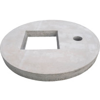 Kaivonkansi ø 1000 mm aukolla, 110 mm läpiviennillä, naarashuullos