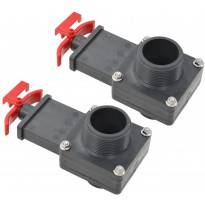 Uima-altaan luistiventtiili 2 kpl 1,5&quot;