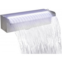 Uima-altaan suihkulähde led:llä ruostumaton teräs 30cm