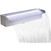 Uima-altaan suihkulähde led:llä ruostumaton teräs 45cm