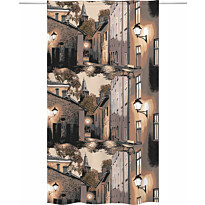 Sivuverho Vallila Vanha Turku, 140x250cm, beige