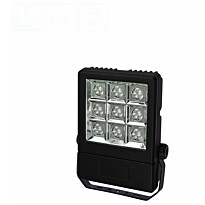 Ulkoseinävalaisin Lysse Wallwasher 12LED Cree 25W 30° IP65 6000K 286x215x175mm musta