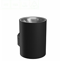 Ulkoseinävalaisin Spectrum Torre 9W CCT IP54 99x78x114mm pyöreä musta