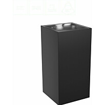 Ulkoseinävalaisin Spectrum Torre 18W CCT IP54 99x78x162mm musta