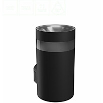 Ulkoseinävalaisin Spectrum Torre Ring 9W CCT IP54 99x78x156mm pyöreä alas musta