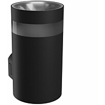 Ulkoseinävalaisin Spectrum Torre Ring 9W CCT IP54 99x78x156mm pyöreä alas musta