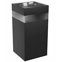 Ulkoseinävalaisin Spectrum Torre Ring 9W CCT IP54 99x78x156mm neliö alas musta