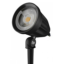 Puutarhaspotti Spectrum Flori Ligero 6W 40° IP65 53x66x67mm + 145mm maapiikki musta, eri värilämpötiloja