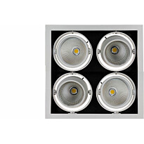 Alasvalo Spectrum Modern Day 4x1LED COB Citizen 40° 348x348x180mm 4x27W 3000K valkoinen