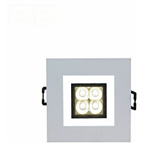 Upotettava kohdevalaisin Spectrum Fiale 4x1W 30° 80x80x40mm, eri vaihtoehtoja