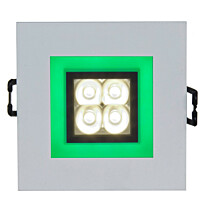 Upotettava kohdevalaisin Spectrum Fiale 4x1W 30° 80x80x40mm, eri vaihtoehtoja