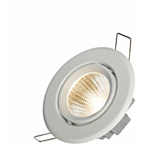 Upotettava kohdevalaisin Spectrum Fiale II 6W COB 38° 4000K Ø84x41mm valkoinen